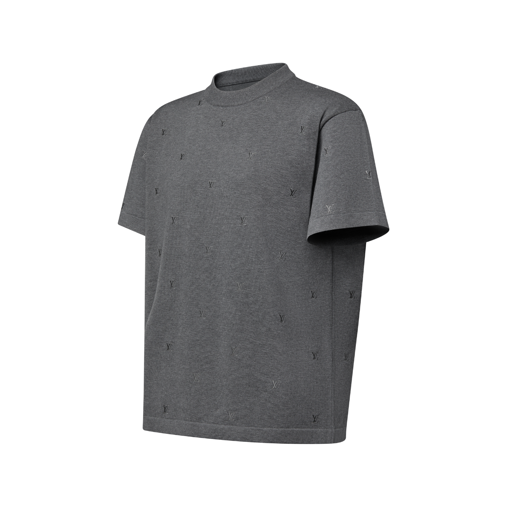LV Blason Embroidered Short-Sleeved Crewneck - Ready-to-Wear